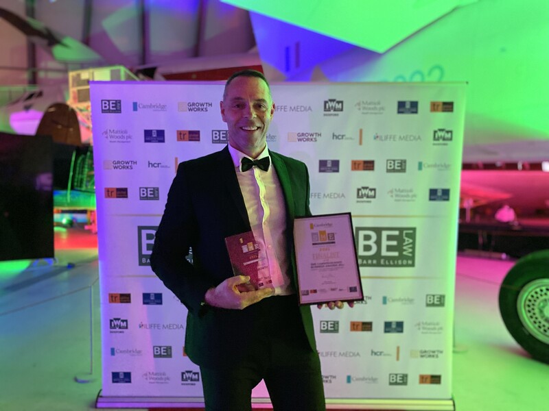 Local entrepreneur wins silver at Cambridge Independent SME Business Awards